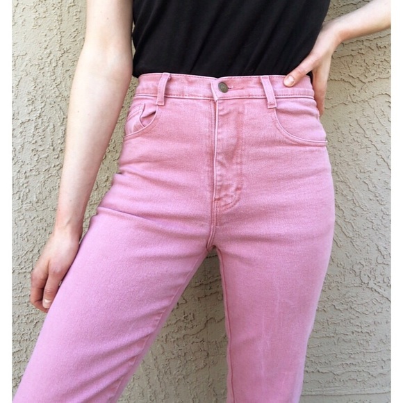 Jordache Denim - VTG JORDACHE Dusty Rose High-Waisted Mom Jeans